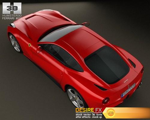 Ferrari F12 Berlinetta 2012 3D Model HUMSTER (10)