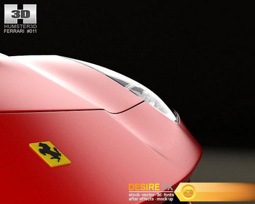 Ferrari F12 Berlinetta 2012 3D Model HUMSTER (12)