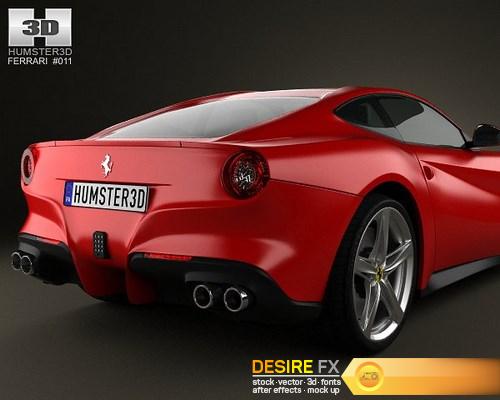 Ferrari F12 Berlinetta 2012 3D Model HUMSTER (9)