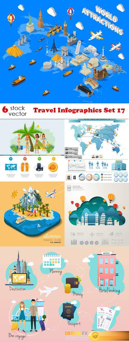 Vectors - Travel Infographics Set 17