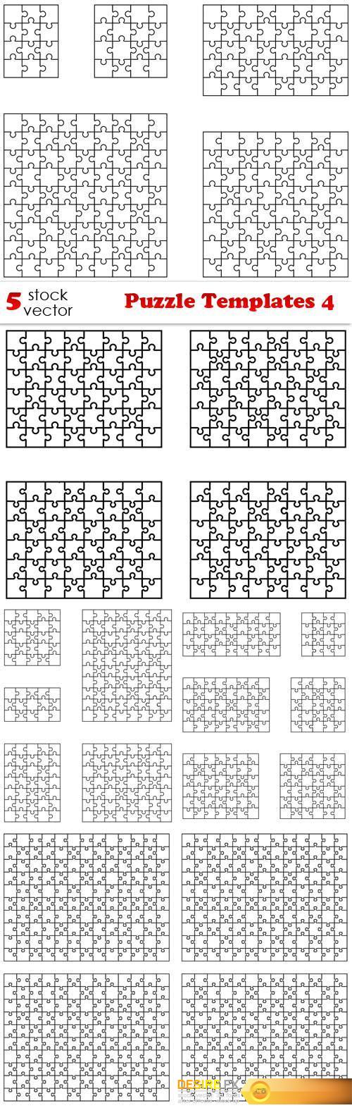 Vectors - Puzzle Templates 4