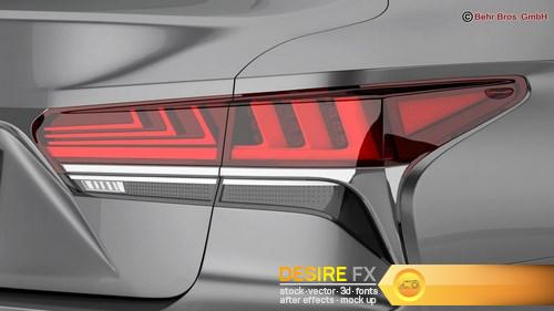 Lexus LS 500 2018 3D Model (12)