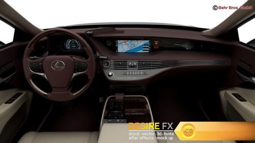 Lexus LS 500 2018 3D Model (16)