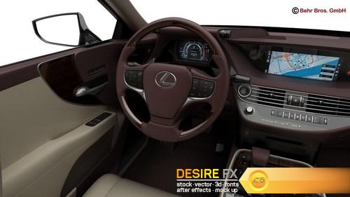 Lexus LS 500 2018 3D Model (17)