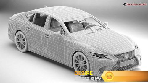 Lexus LS 500 2018 3D Model (18)