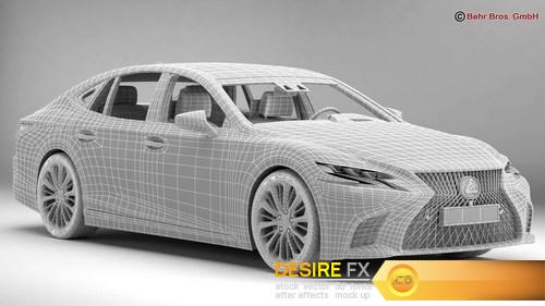 Lexus LS 500 2018 3D Model (19)
