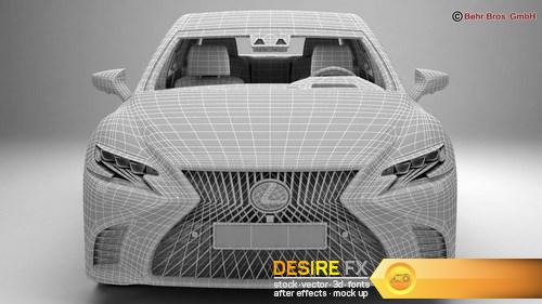 Lexus LS 500 2018 3D Model (24)