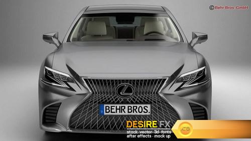 Lexus LS 500 2018 3D Model (9)