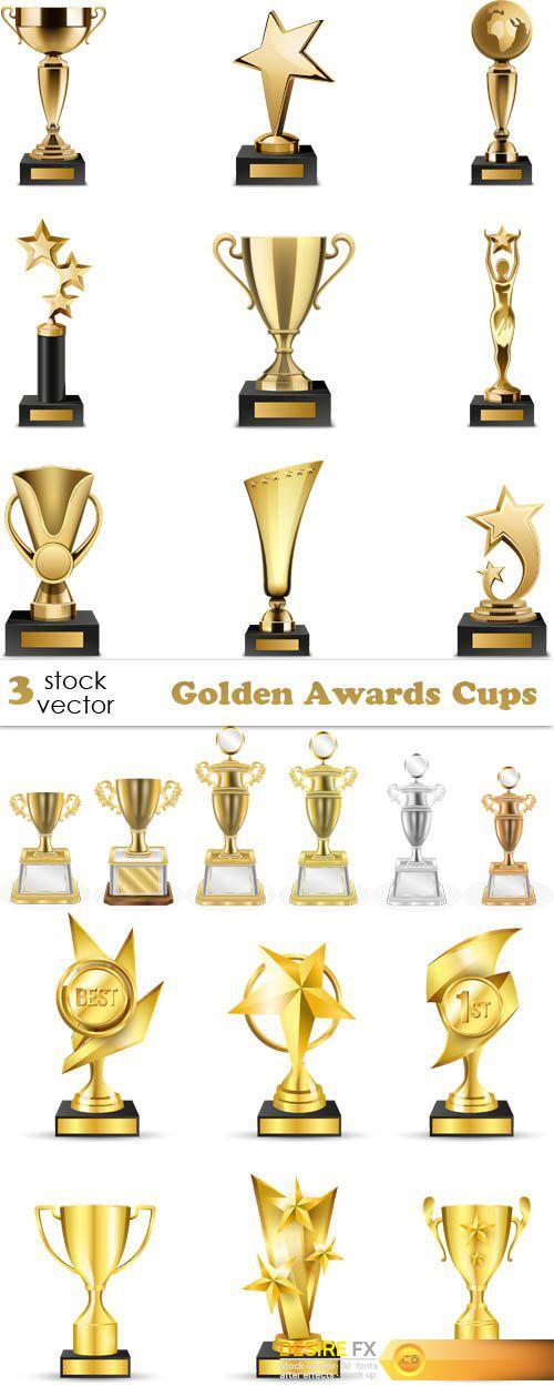 Vectors - Golden Awards Cups
