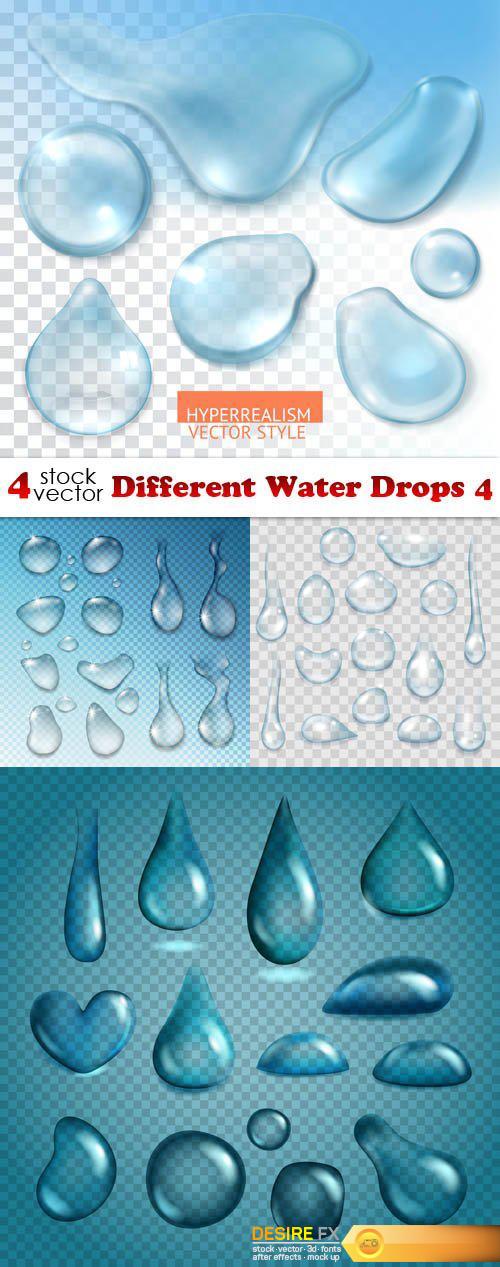 Vectors - Different Water Drops 4