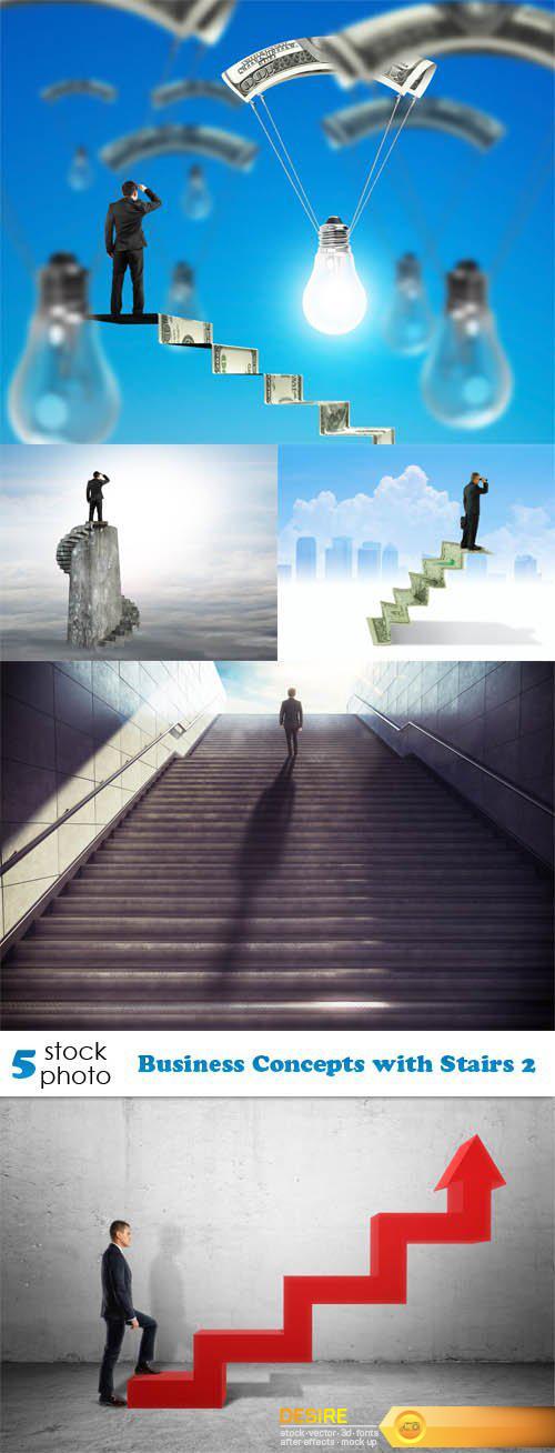 Photos - Business Concepts with Stairs 2