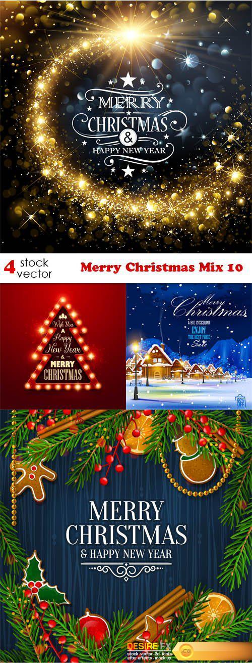 Vectors - Merry Christmas Mix 10