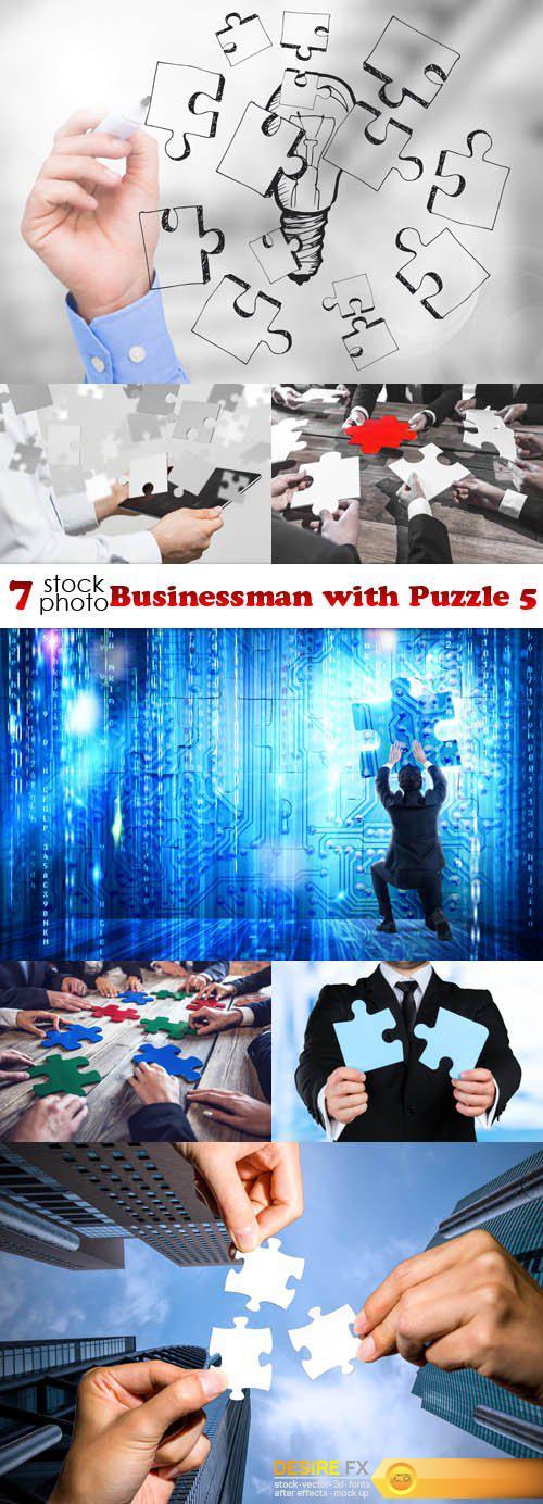 Photos - Businessman with Puzzle 5