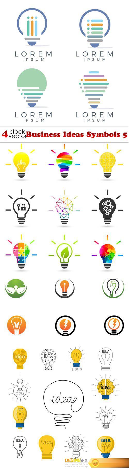 Vectors - Business Ideas Symbols 5