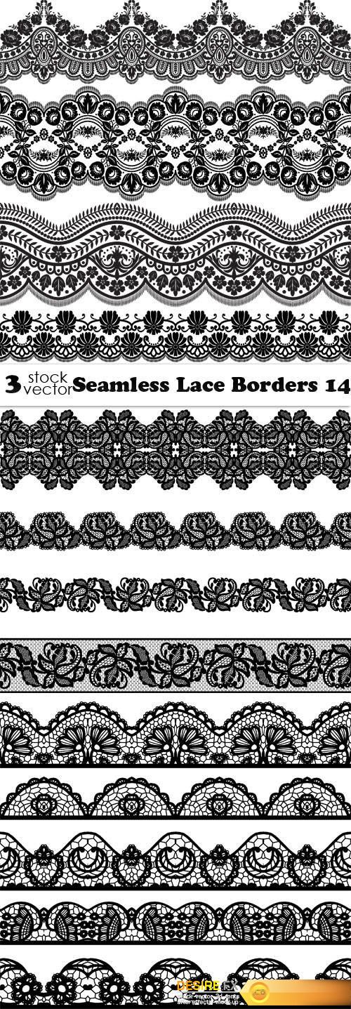 Vectors - Seamless Lace Borders 14
