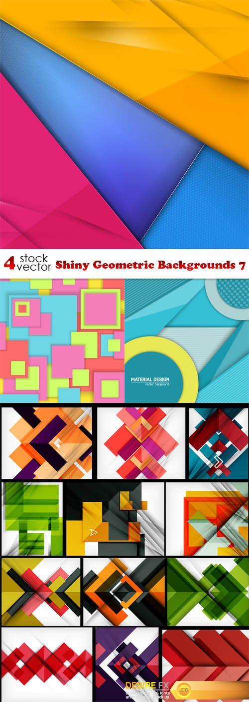 Vectors - Shiny Geometric Backgrounds 7