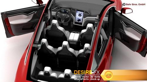 Tesla Model X 2017 3D Model (15)