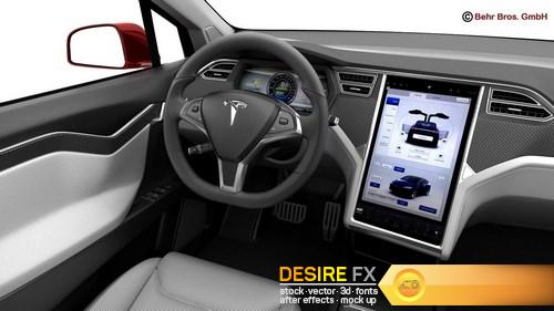 Tesla Model X 2017 3D Model (17)
