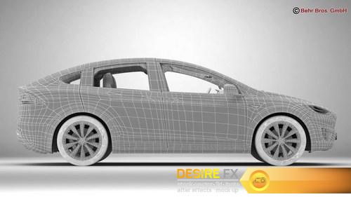 Tesla Model X 2017 3D Model (23)