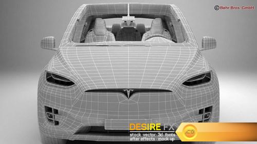 Tesla Model X 2017 3D Model (24)