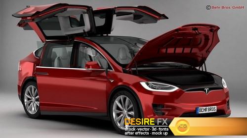 Tesla Model X 2017 3D Model (6)