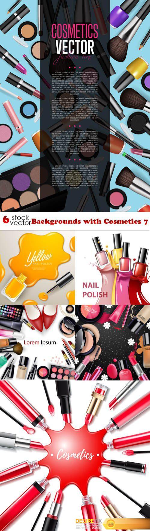 Vectors - Backgrounds with Cosmetics 7