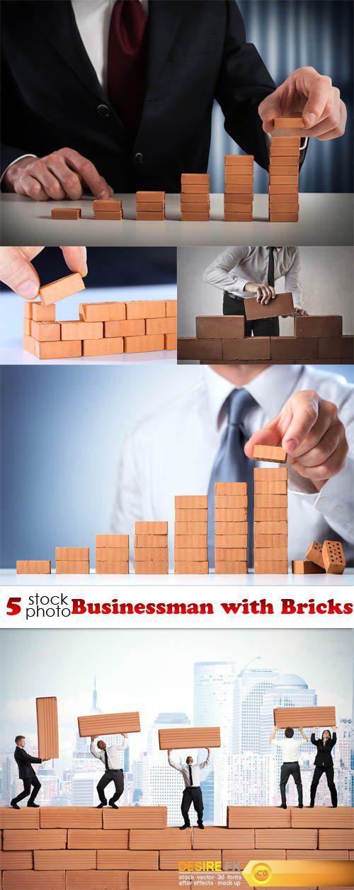 Photos - Businessman with Bricks