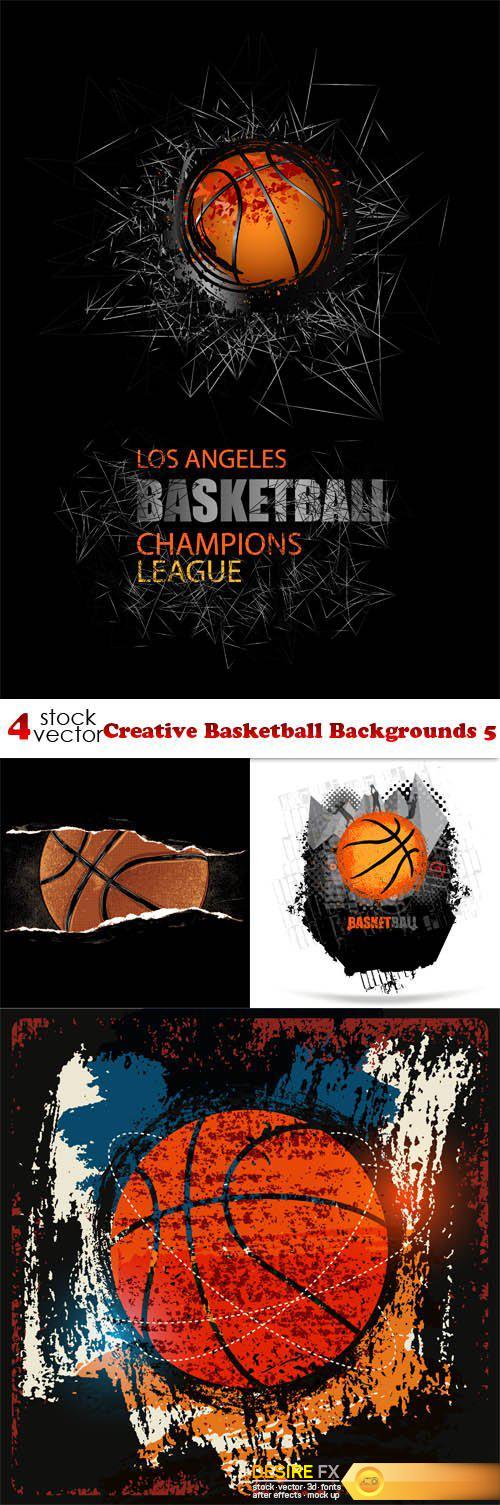 Vectors - Creative Basketball Backgrounds 5