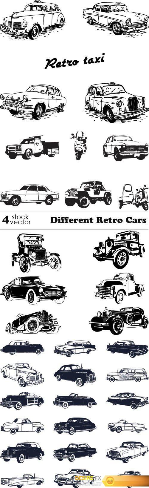 Vectors - Different Retro Cars