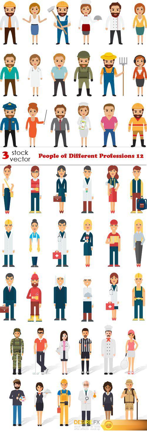 Vectors - People of Different Professions 12