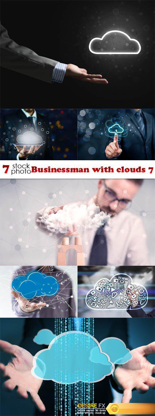 Photos - Businessman with clouds 7