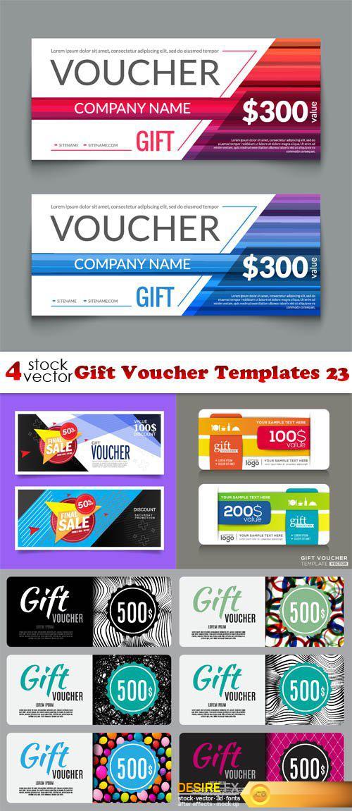 Vectors - Gift Voucher Templates 23