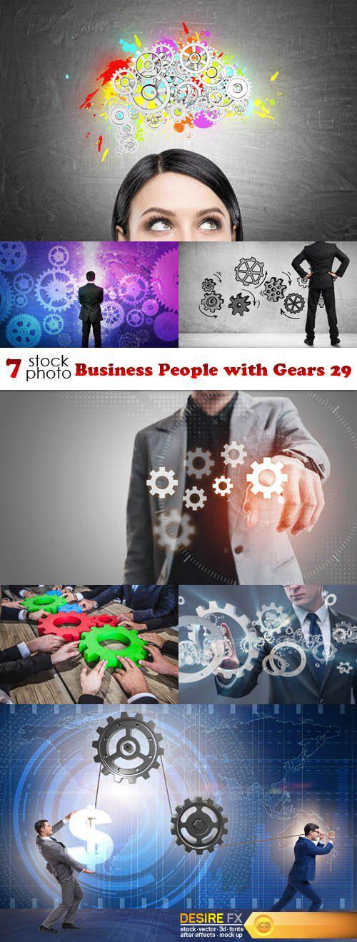 Photos - Business People with Gears 29