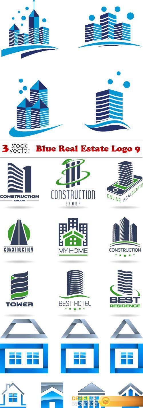 Vectors - Blue Real Estate Logo 9