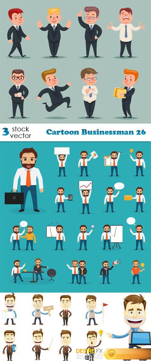 Vectors - Cartoon Businessman 26
