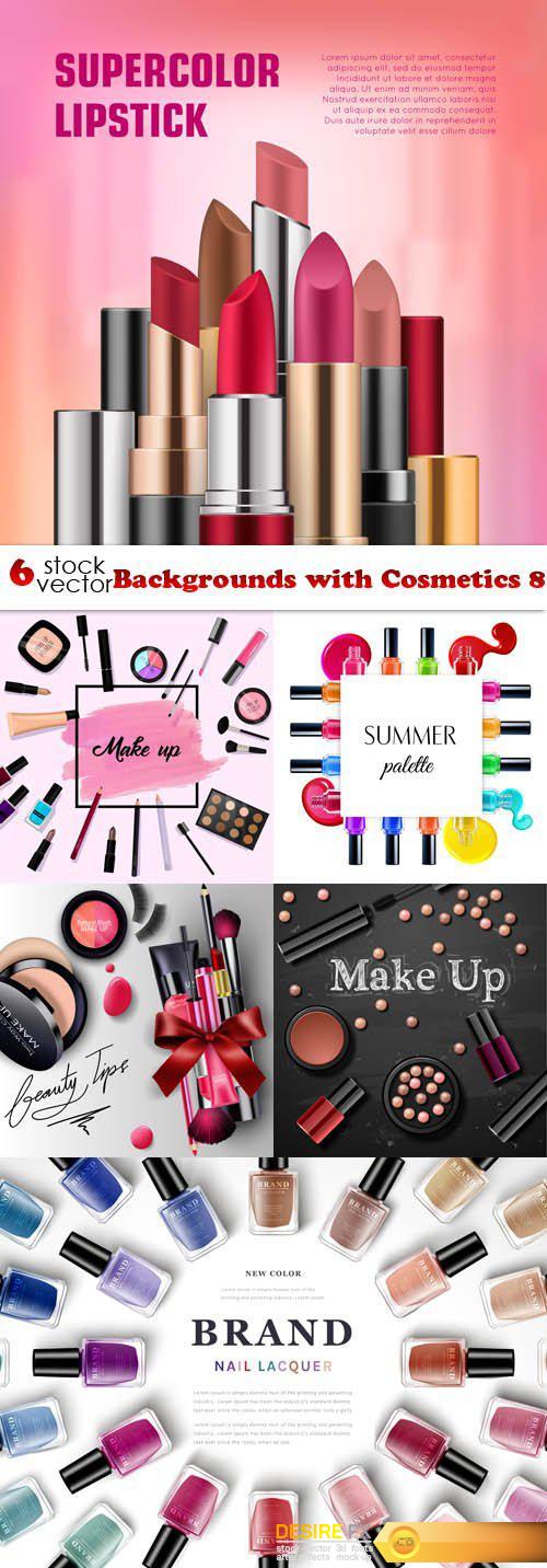 Vectors - Backgrounds with Cosmetics 8