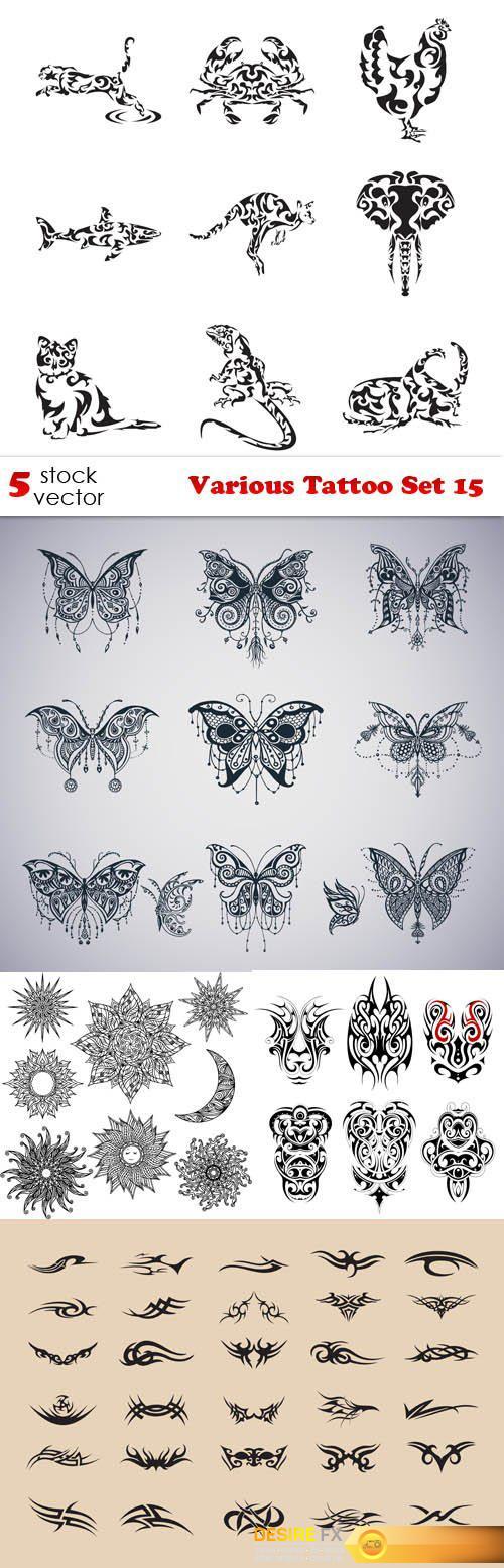 Vectors - Various Tattoo Set 15
