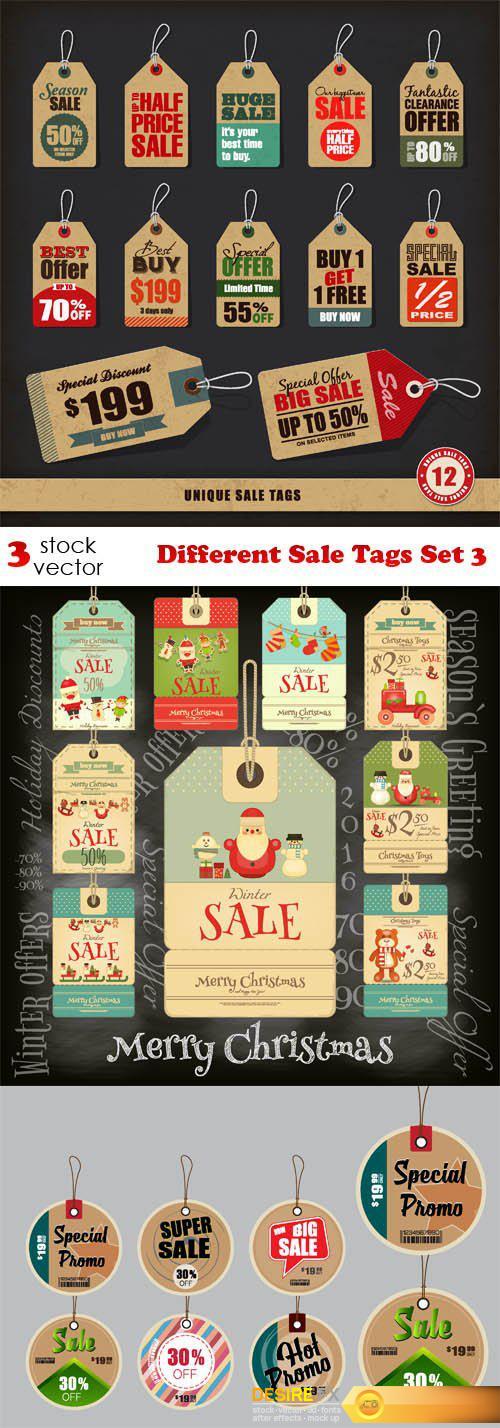Vectors - Different Sale Tags Set 3