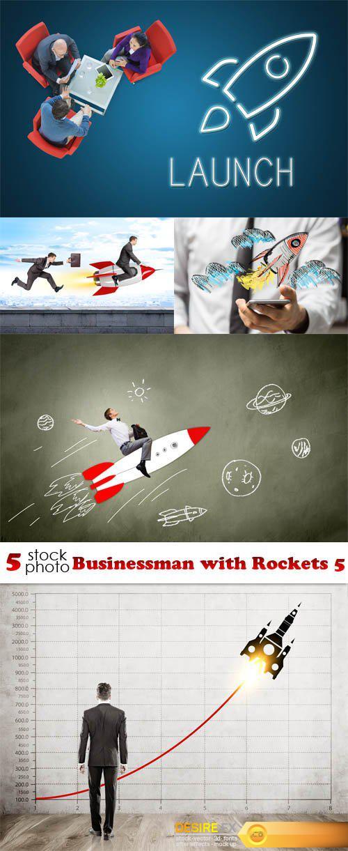 Photos - Businessman with Rockets 5