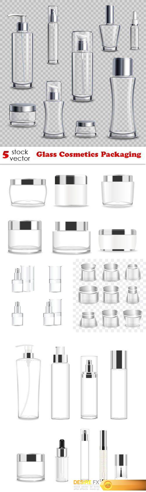 Vectors - Glass Cosmetics Packaging