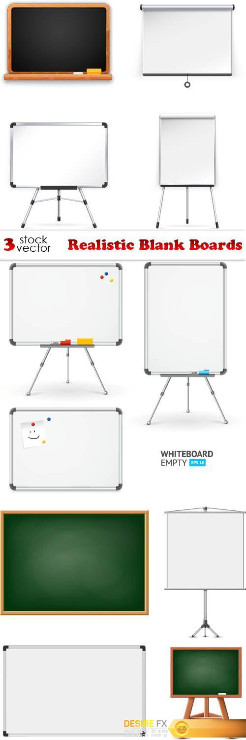Vectors - Realistic Blank Boards