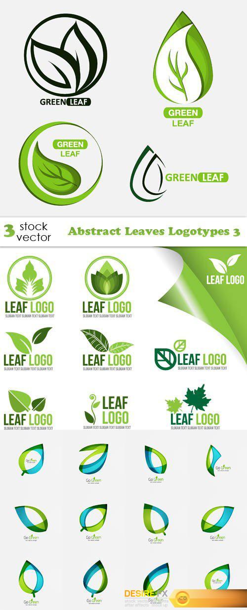 Vectors - Abstract Leaves Logotypes 3