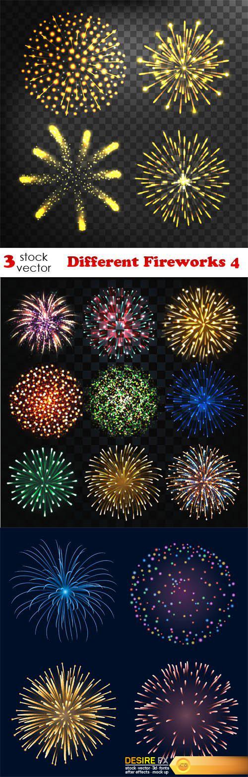 Vectors - Different Fireworks 4