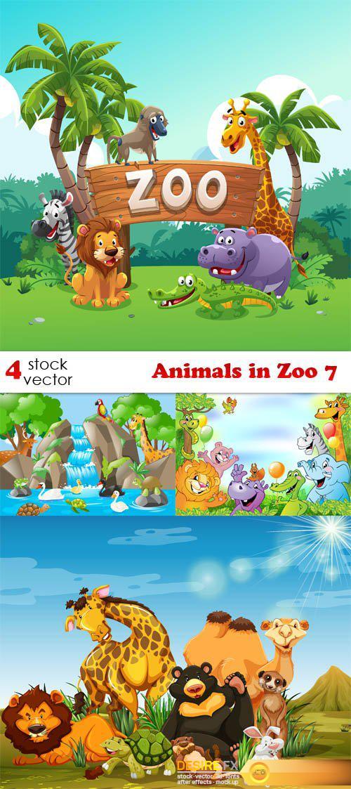 Vectors - Animals in Zoo 7