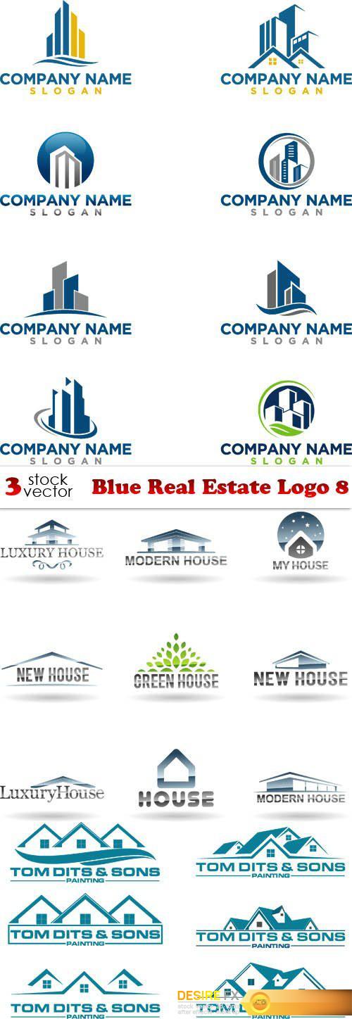 Vectors - Blue Real Estate Logo 8