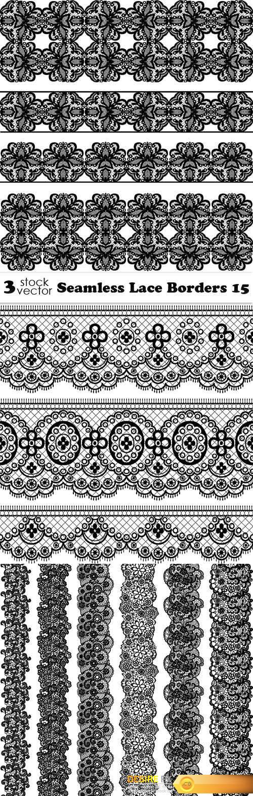 Vectors - Seamless Lace Borders 15