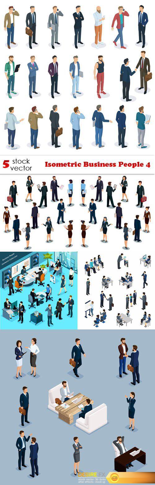 Vectors - Isometric Business People 4
