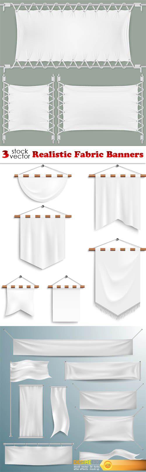 Vectors - Realistic Fabric Banners