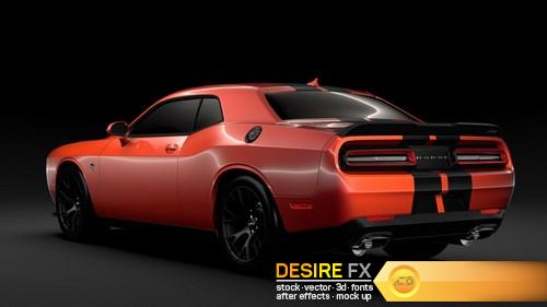 Dodge Challenger SRT Hellcat Go Mang 3D Model (10)
