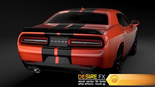 Dodge Challenger SRT Hellcat Go Mang 3D Model (11)